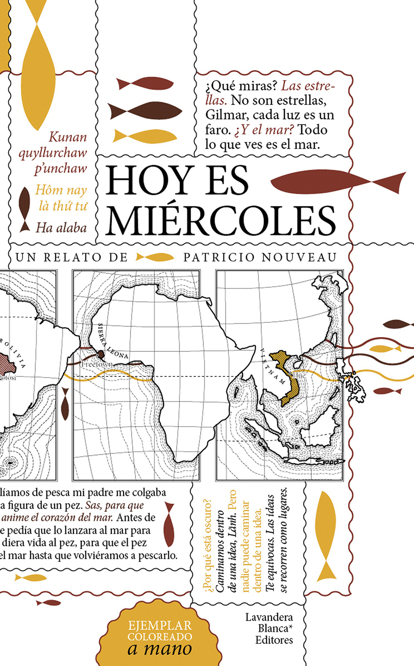 Portada del libro "Hoy es miércoles", de Patricio Nouveau. 2018